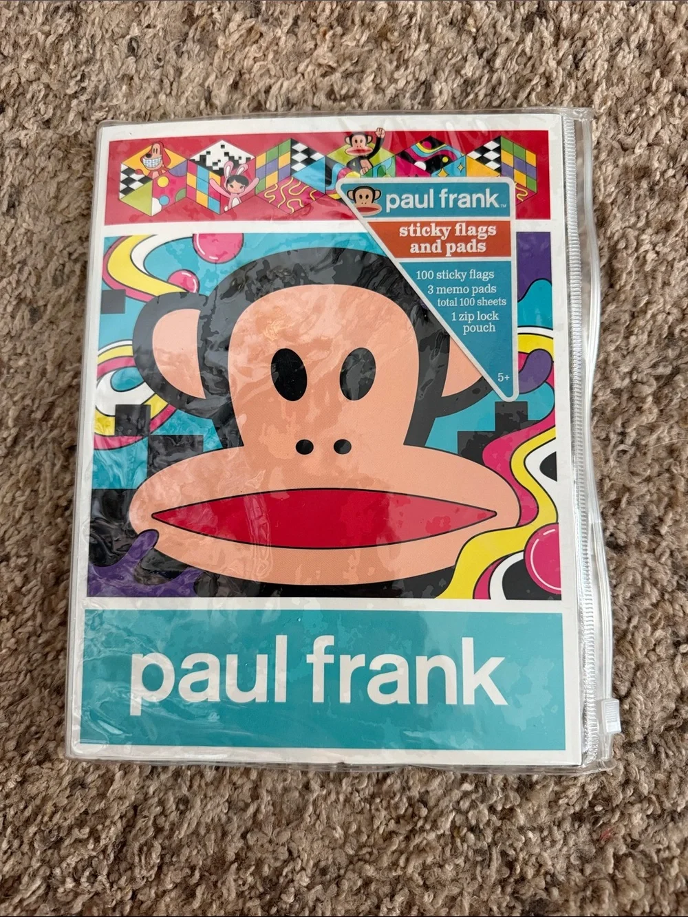 Paul Frank Sticky Notes & Flags Set